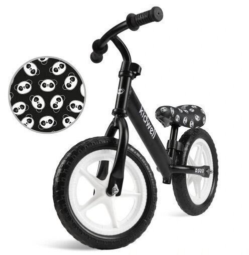 Balansa velosipēds Kidwell Balance Black cena un informācija | Balansa velosipēdi | 220.lv