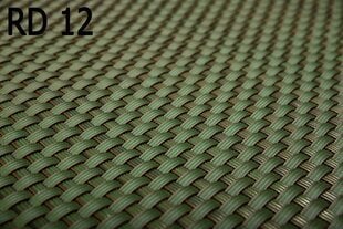 Āra puķu pods no poliuretāna ar alumīnija metāla apdari, zaļš, 35 cm x 35 cm x 60 cm цена и информация | Вазоны | 220.lv