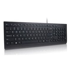 Проводная клавиатура Lenovo 4Y41C68684, черная цена и информация | Клавиатуры | 220.lv