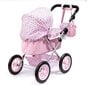 Leļļu rati Bayer Dolls Pram Trendy, rozā cena un informācija | Rotaļlietas meitenēm | 220.lv