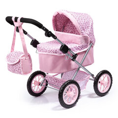 Leļļu rati Bayer Dolls Pram Trendy, rozā cena un informācija | Rotaļlietas meitenēm | 220.lv