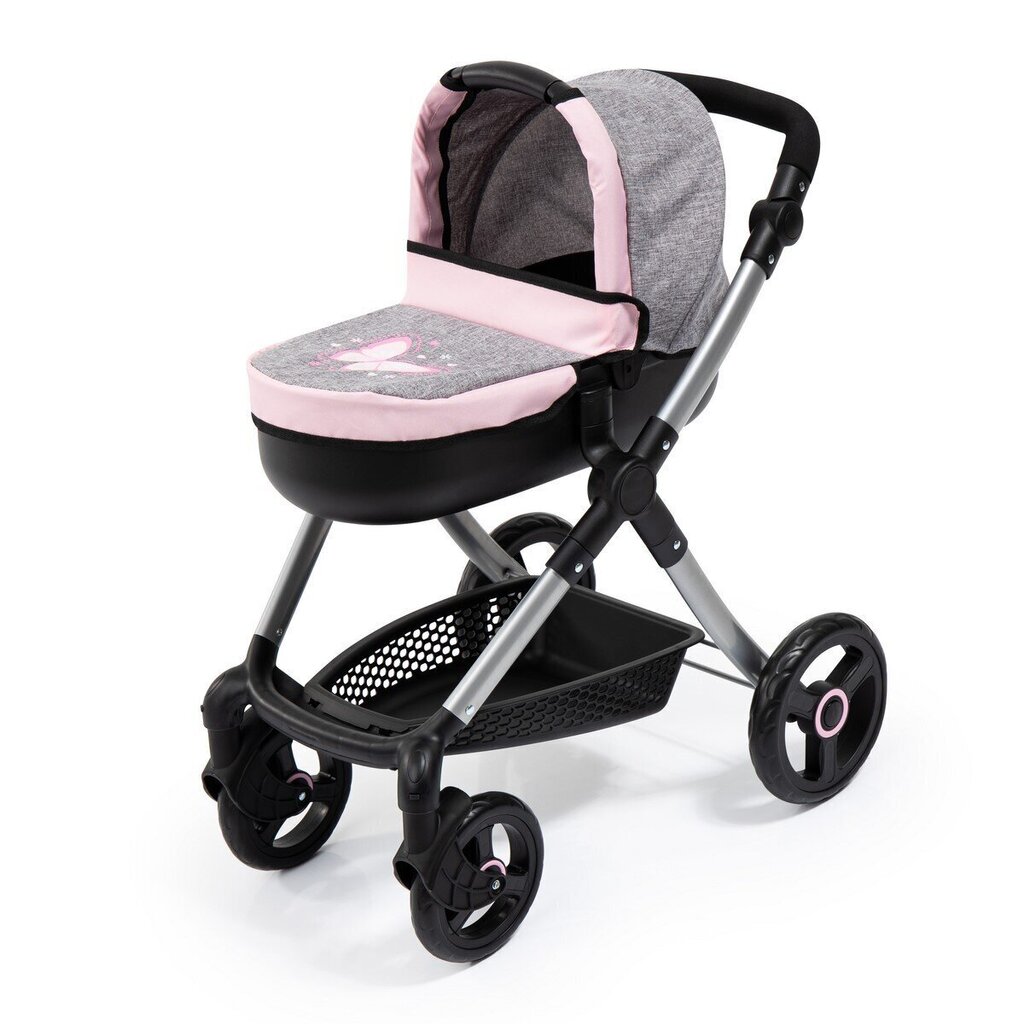 Leļļu rati Bayer Dolls Pram Style, pelēki cena un informācija | Rotaļlietas meitenēm | 220.lv