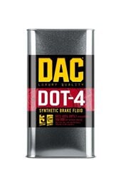 Bremžu šķidrums DAC DOT-4, 5L cena un informācija | Eļļas citām autodaļām | 220.lv