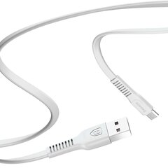 Baseus cable Tough (micro-USB | 1 m) white 2A цена и информация | Кабели для телефонов | 220.lv