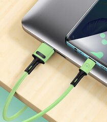 Кабель USB/Type-C USAMS, зеленый, 100 см цена и информация | Кабели для телефонов | 220.lv