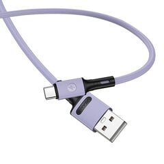 Кабель USB/Type-C USAMS, фиолетовый, 100 см цена и информация | Кабели для телефонов | 220.lv