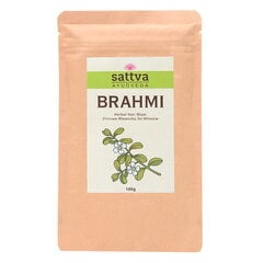 Brahmi pulveris matiem Sattva Ayurveda Brahmi, 100 g cena un informācija | Matu uzlabošanai | 220.lv