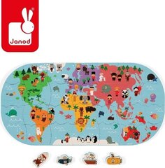 Vannas puzle Janod Explorers Map cena un informācija | Rotaļlietas zīdaiņiem | 220.lv