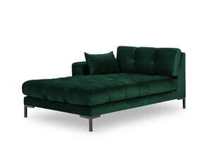 Kušete Micadoni Home Mamaia 1S-V, zaļš/melns cena un informācija | Dīvāni | 220.lv