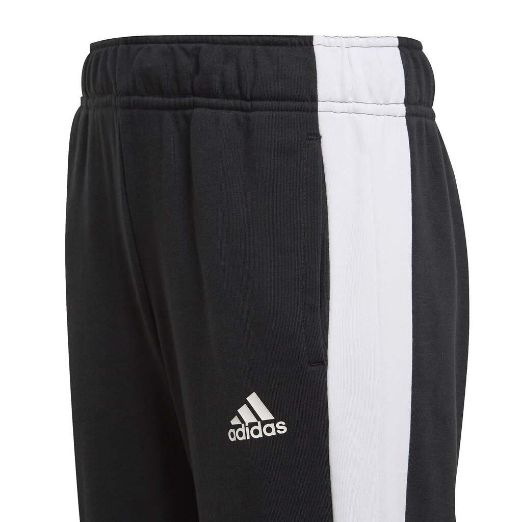 Adidas Sporta tērps meitenēm G Hooded Crop Ts Black cena un informācija | Komplekti meitenēm | 220.lv