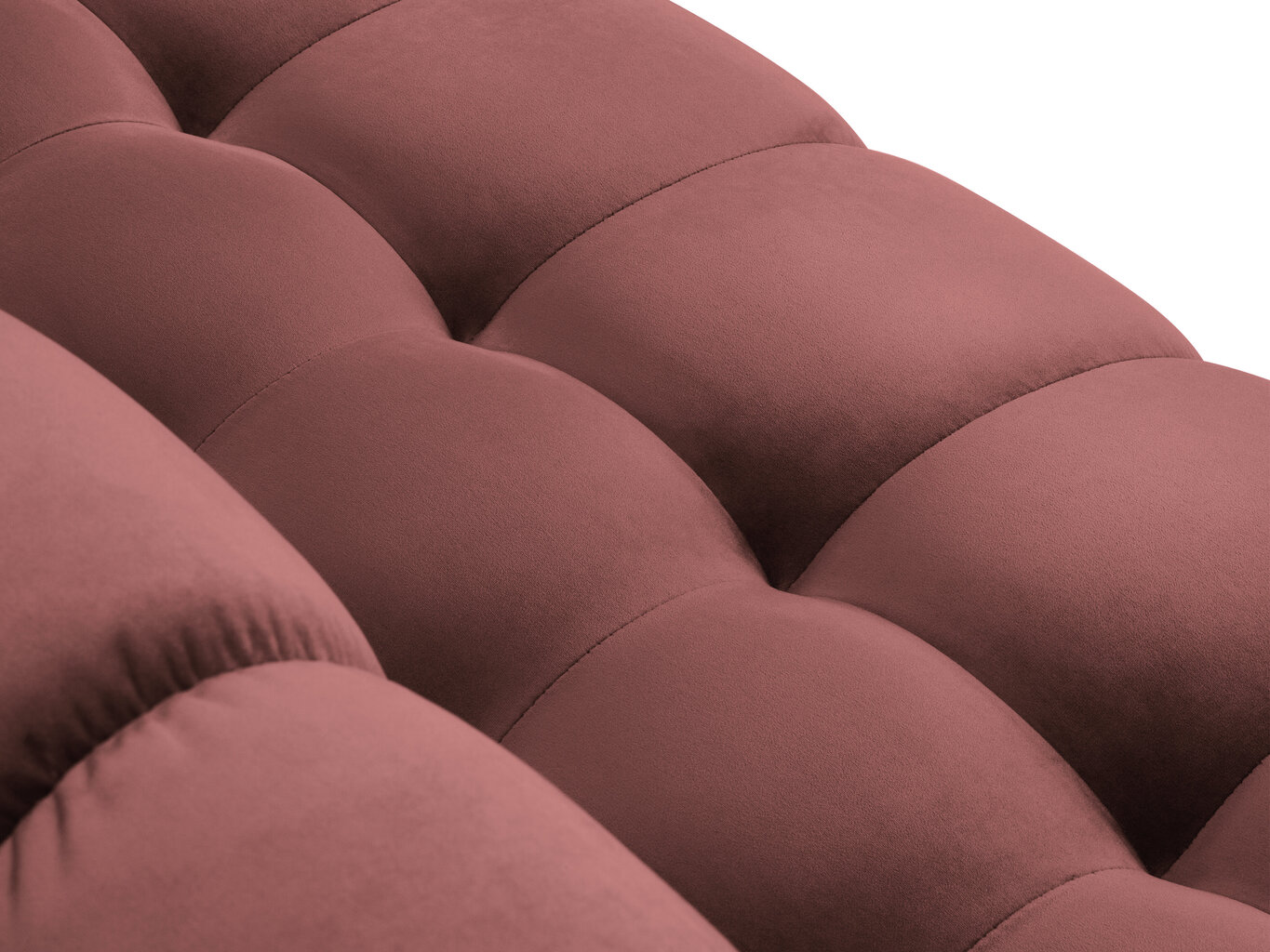 Stūra dīvāns Micadoni Home Mamaia 5S-V, rozā/melns цена и информация | Stūra dīvāni | 220.lv