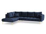 Stūra dīvāns Micadoni Home Malvin 5S-V, zils