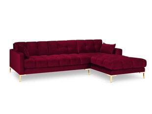 Stūra dīvāns Micadoni Home Mamaia 5S-V, sarkans cena un informācija | Stūra dīvāni | 220.lv