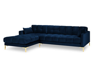 Stūra dīvāns Micadoni Home Mamaia 5S-V, zils cena un informācija | Stūra dīvāni | 220.lv