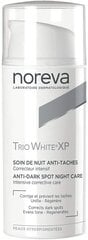 Nakts pigmentācijas noņemšanas krēms NOREVA TRIO WHITE XP, 30 ml цена и информация | Кремы для лица | 220.lv