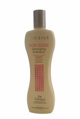 BioSilk for Dogs Silk Therapy Detangling šampūns cena un informācija | Kosmētiskie līdzekļi dzīvniekiem | 220.lv