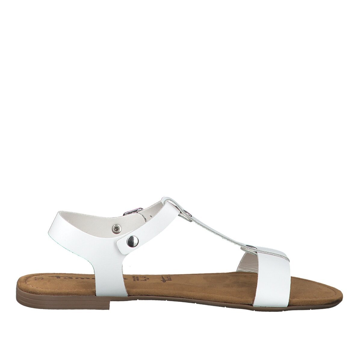 Sieviešu ādas sandales TAMARIS, baltas cena | 220.lv