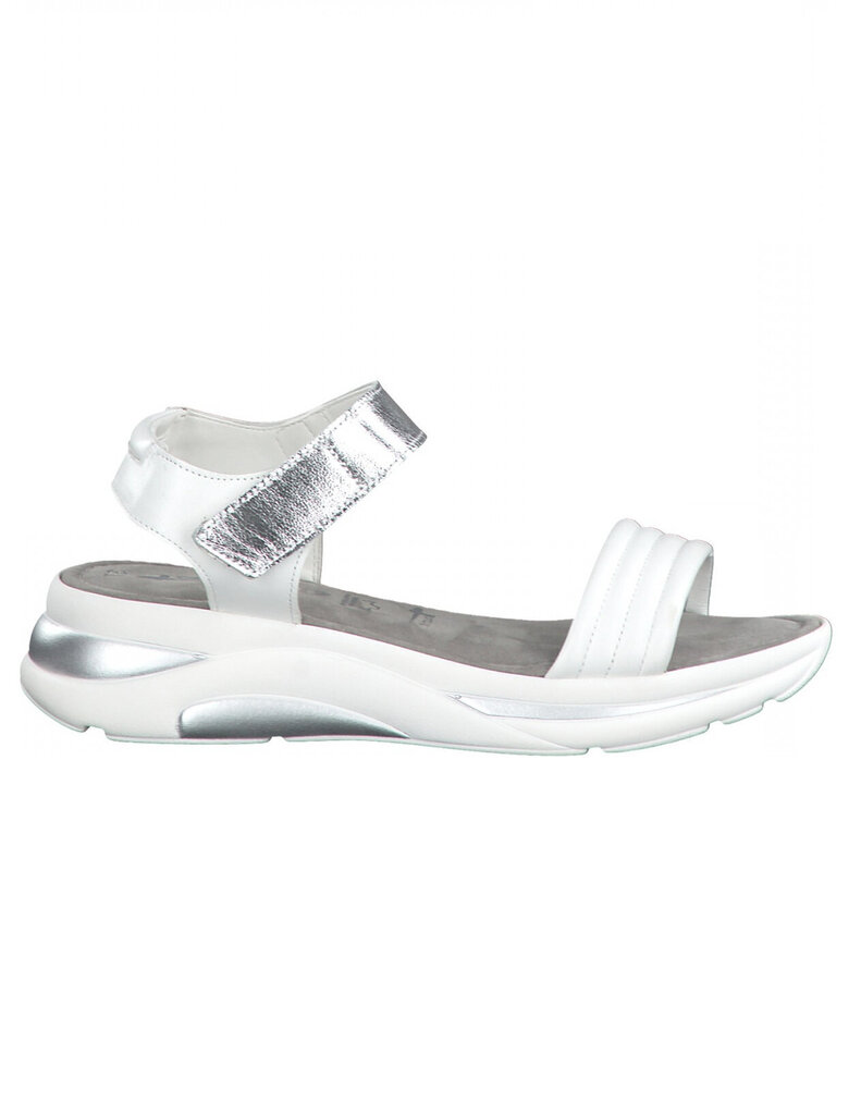 Sieviešu sandales TAMARIS, baltas cena un informācija | Sieviešu sandales | 220.lv