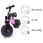 Trīsriteņu velosipēds Kidwell Pico 3in1, rozā/melns цена и информация | Balansa velosipēdi | 220.lv