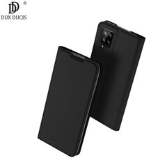 Dux Ducis Premium серии Skin Pro с Магнитной фиксацией Чехол-книжка для Samsung Galaxy A12 (A125F) Черный цена и информация | Чехлы для телефонов | 220.lv