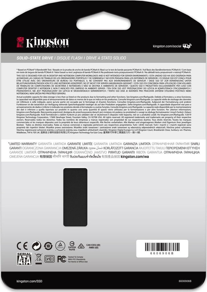 SSD|KINGSTON|KC600|256GB|SATA 3.0|TLC|Write speed 500 MBytes/sec|Read speed 550 MBytes/sec|2,5"|TBW 150 TB|MTBF 1000000 hours|SKC600/256G cena un informācija | Iekšējie cietie diski (HDD, SSD, Hybrid) | 220.lv