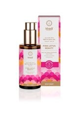 Ajurvēdiska eļļa ķermeņa ādas kopšanai Pink Lotus Beauty Khadi 100ml cena un informācija | Ķermeņa krēmi, losjoni | 220.lv