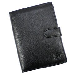 Vīriešu maks Genuine Leather 7522BLL, melns cena un informācija | Vīriešu maki, karšu maki | 220.lv