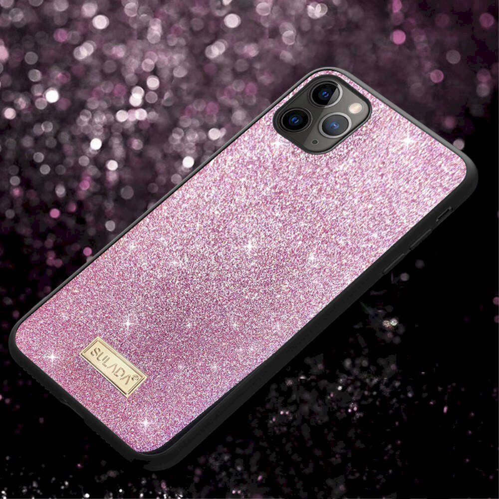 Sulada dazzling case izturīgs silikona aizsargapvalks Apple iPhone 12 Pro Max, violets цена и информация | Telefonu vāciņi, maciņi | 220.lv