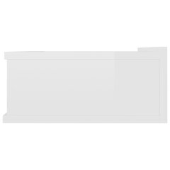 VidaXL naktsskapīši, 2 gab., 40x30x15 cm, stiprināmi pie sienas, balti cena un informācija | Naktsskapīši | 220.lv