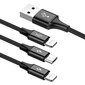 Baseu, Micro USB/Lighthing, 1.2 m cena un informācija | Kabeļi un vadi | 220.lv