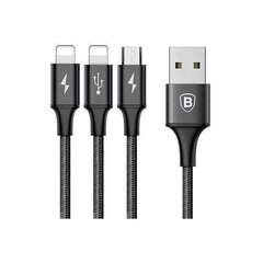 Baseu, Micro USB/Lighthing, 1.2 м цена и информация | Кабели и провода | 220.lv