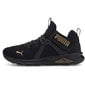 Treniņu apavi sievietēm Puma Enzo 2 Metal Wn s Puma Black-Gold - 19325701, melni cena un informācija | Sporta apavi sievietēm | 220.lv