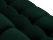 Stūra dīvāns Micadoni Home Mamaia 5S-V, tumši zaļš цена и информация | Stūra dīvāni | 220.lv