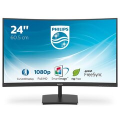 Philips 241E1SC/00, 23.8" цена и информация | Мониторы | 220.lv