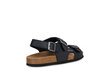 Vīriešu sandales GEOX SANDAL GHITA, melnas cena un informācija | Vīriešu iešļūcenes, čības, sandales | 220.lv