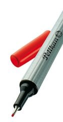 Pildspalva PELIKAN FINELINER 96 RED 0,4MM (943233) cena un informācija | Rakstāmpiederumi | 220.lv