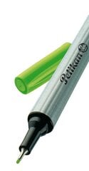 Pildspalva PELIKAN FINELINER 96 LIGHT GREEN 0,4MM (943209) cena un informācija | Rakstāmpiederumi | 220.lv