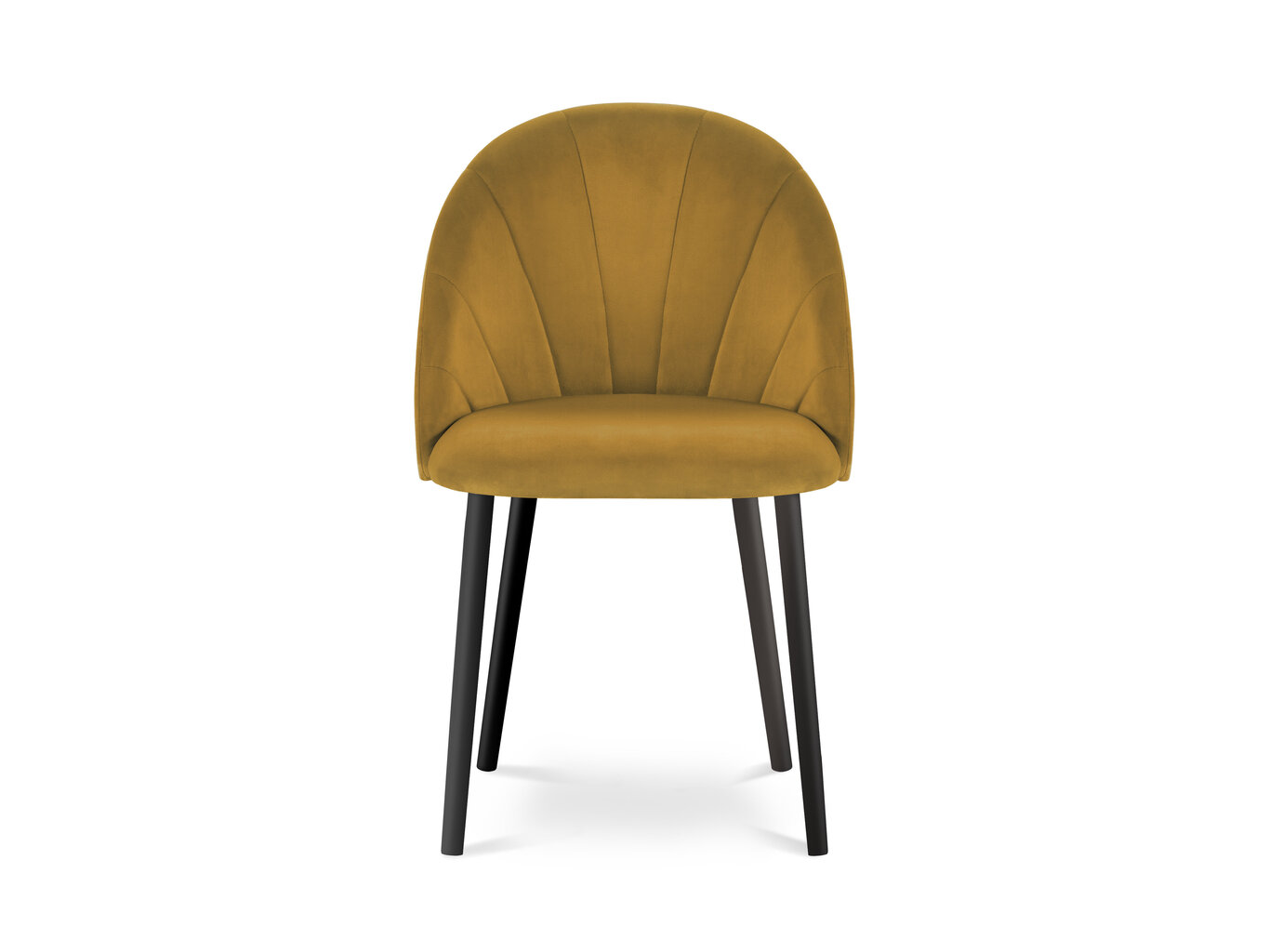Krēsls Micadoni Home Ventura, dzeltens cena un informācija | Virtuves un ēdamistabas krēsli | 220.lv