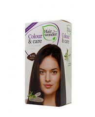 Hairwonder Colour & Care noturīga matu krāsa bez amonjaka kastanis 4.56 cena un informācija | Matu krāsas | 220.lv