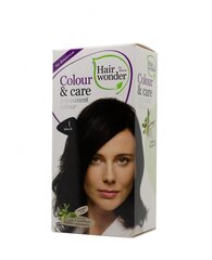 Стойкая краска для волос Hairwonder Colour Care без аммиака, цвет Black 1 цена и информация | Краска для волос | 220.lv
