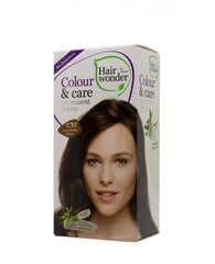 Стойкая краска для волос Hairwonder Colour & Care без аммиака, цвет Chocolate brown 5.35 цена и информация | Краска для волос | 220.lv