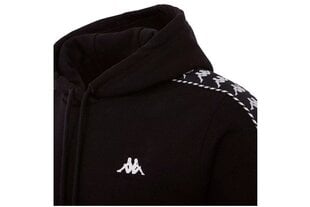 Džemperis vīriešiem Kappa Igon Sweatshirt 309043-19-4006, melns cena un informācija | Vīriešu jakas | 220.lv