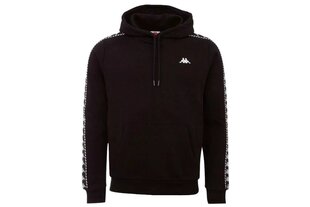 Свитер мужской Kappa Igon Sweatshirt 309043-19-4006, черный цена и информация | Мужские толстовки | 220.lv