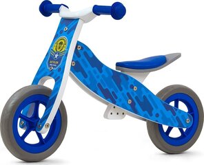 Трехколесный балансный велосипед Milly Mally Look 2in1, Blue Army цена и информация | Балансировочные велосипеды | 220.lv
