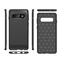 Чехол Carbon для Xiaomi Poco X2, черный цена и информация | Чехлы для телефонов | 220.lv