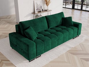 Dīvāns Micadoni Home Byron 3S, tumši zaļš cena un informācija | Dīvāni | 220.lv