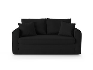 Dīvāns Micadoni Home Lido 2S, melns cena un informācija | Dīvāni | 220.lv