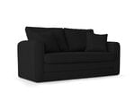 Dīvāns Micadoni Home Lido 2S, melns