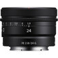 Sony FE 24mm F2.8 G (Black) | (SEL24F28G) cena un informācija | Objektīvi | 220.lv