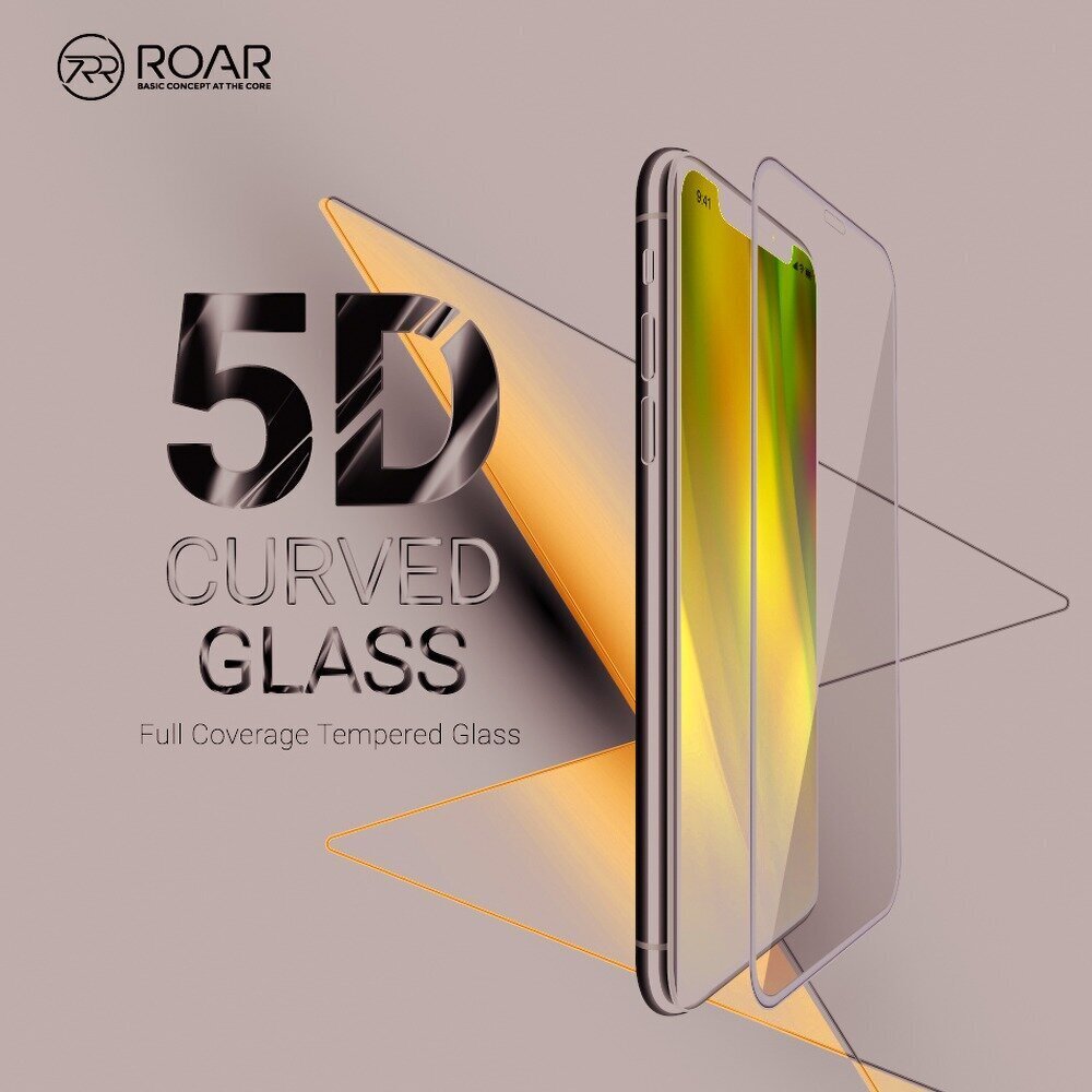 Samsung Galaxy A32 5G ekrāna aizsargstikliņš, Roar 5D Full Glue cena un informācija | Ekrāna aizsargstikli | 220.lv